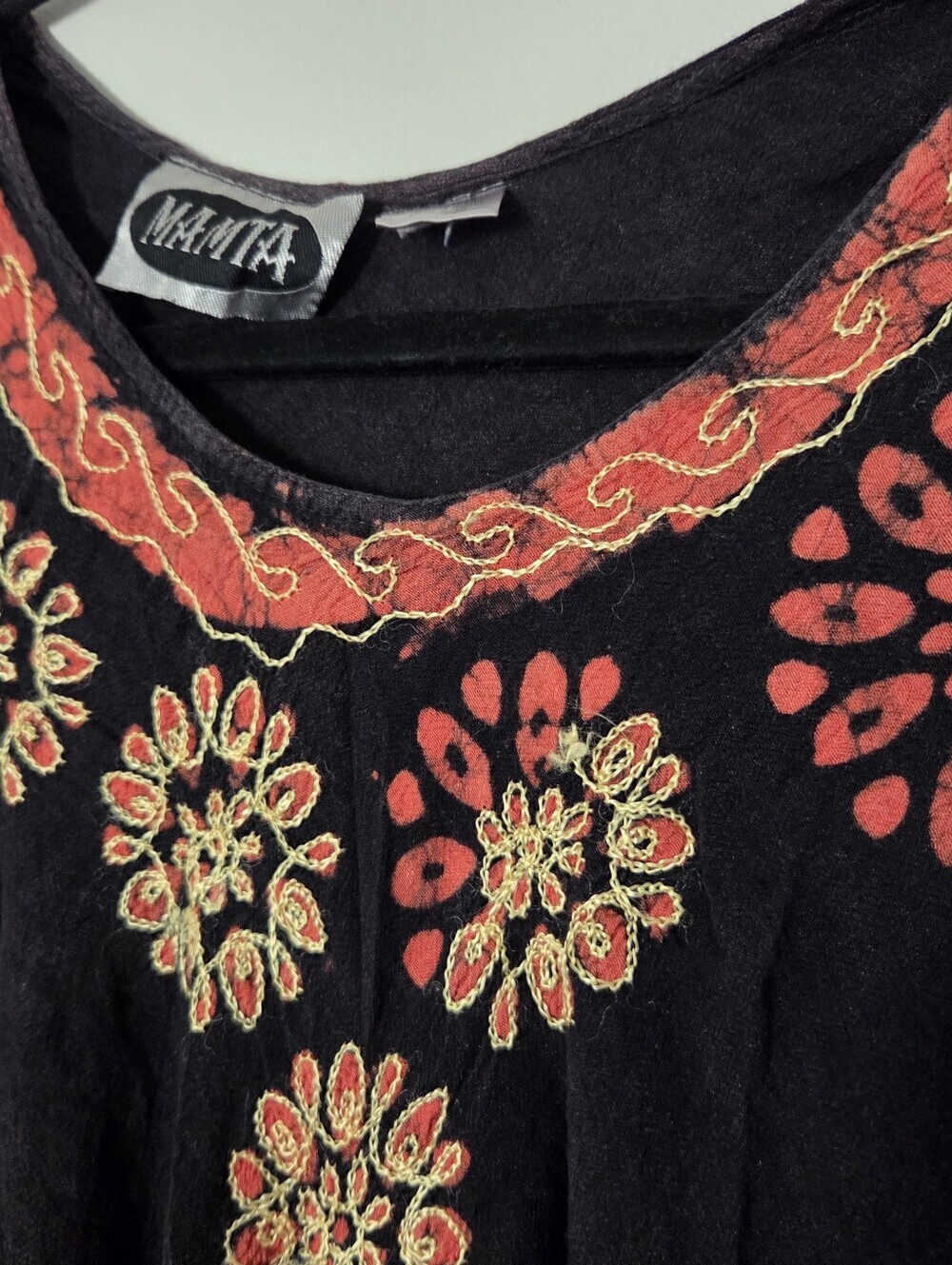 Mamta Boho Embroidered Dress- One Size - Picture 5 of 12